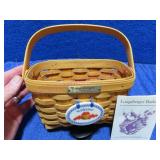 1996 Longaberger Dresden Tour Basket II & tie-on
