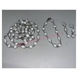 Vtg clear stones necklace -bracelet -earrings set
