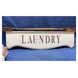 Antique "Laundry" 27in painted sign (wooden)