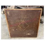 Old wooden card table
