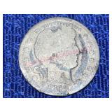 1899 Barber Quarter (90% silver)