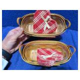 1994 & 1997 Longaberger Smaller Classic Baskets