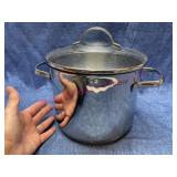 Transtherm stainless steel pot w/ lid (induction)