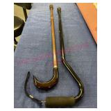 (2) Nice aluminum canes (adjustable)