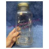 Ball #5 half-gallon canning jar (square)