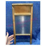 Antique glass washboard lingerie