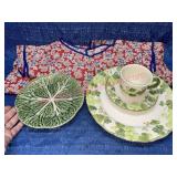 Metlox Poppy Trail 1 place setting -apron -plate