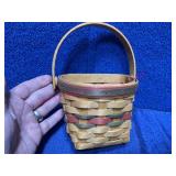 1999 Longaberger Christmas basket smaller but nice