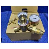 New Argon-CO2 Flow Gauge Regulator KV-150 in box