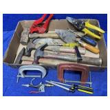 Flat of Tools (hammers & misc)