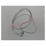 Sterling silver 18in snake chain (4.1g)