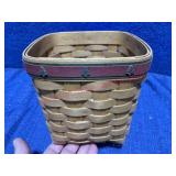 2006 Longaberger Christmas Tall Tissue basket