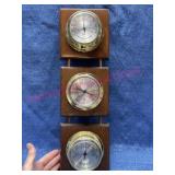 Vtg Taylor temp/barometer/humidity wall mount