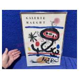 Vtg Joan Miro Print 11x16 'Galerie Maeght'