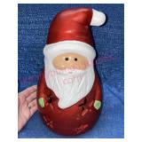 Ceramic Santa candle holder
