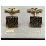 Vtg Spanish Toledo Damascene cuff links