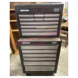 Craftsman 2-section tool chest & contents