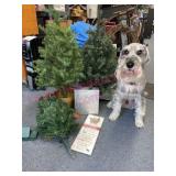 (3) Small Christmas Trees -hand towel -box