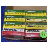 Various 20-gauge Buckshot Shells (40 shells) 2.75"