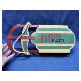 Hallmark Festive Flyer toy sled