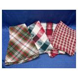 Christmas round tablecloths-card table spread-etc