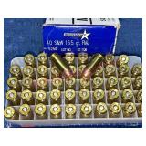 Independence 40-cal S&W ammo (50 rounds) 165-grain
