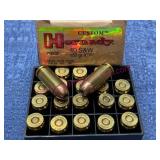 Hornady 40-cal S&W ammo (20 rounds) 155-grain