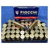 Fiocchi 38-Spl ammo (50 rounds) 158-grain