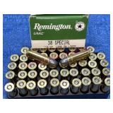 Remington 38-Spl ammo (50 rounds) 158-grain