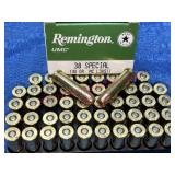 Remington 38-Spl ammo (50 rounds) 130-grain