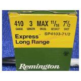Remington 410-gauge ammo (25 shells) 3-in