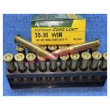 Remington 30-30 ammo (20 rounds) 150-grain