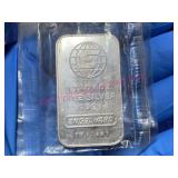 Engelhard 1-ozt .999 Silver Ingot Bar
