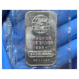 Engelhard 1-ozt .999 Silver Ingot Bar