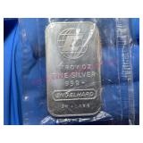 Engelhard 1-ozt .999 Silver Ingot Bar