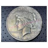 1924 Peace Dollar (90% Silver)