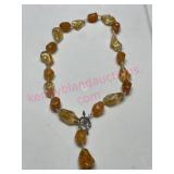 Baltic Amber nugget necklace