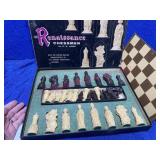 Vtg Lowe No.832 Chess Set in Box (plastic pieces)