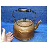Vtg Copper tea kettle