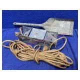Chipmonk Live Trap, Coal Shovel, Nice Rope