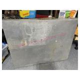 Vtg Alum Folding Table 2ft x 4ft