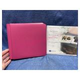 Nice New Premade Scrapbook (dark pink)