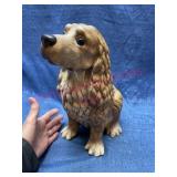 Resin Cocker Spaniel dog statue