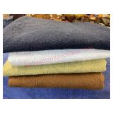 (4) Machine Quilted lap throws (50in x 60in)