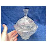 West Germany Crystal candy jar