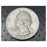 1959-D Washington Silver Quarter (90% silver)