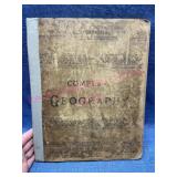 RARE Antique 1889 Indiana Complete Geography Book