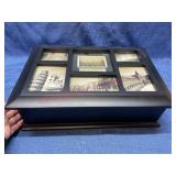 Velvet lined keepsake box (pic frames)