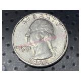 1962 Washington Silver Quarter (90% silver)