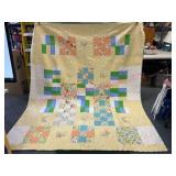 Nice New Embroidered Butterfly Quilt